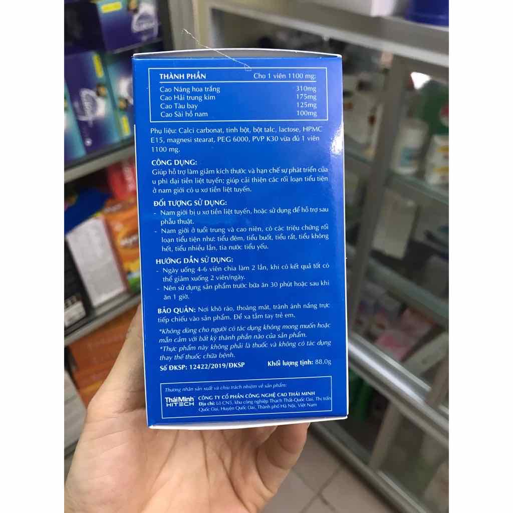 VƯƠNG BẢO hộp 80 VIÊN - Hỗ trợ điều trị phì đại tuyến tiền liệt.