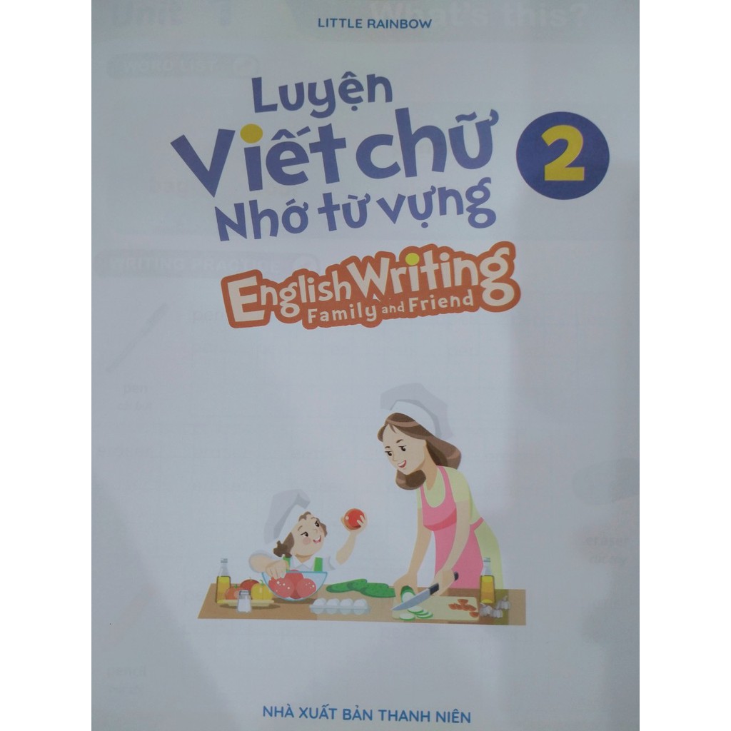 Sách - Luyện viết chữ nhớ từ vựng English Writing family and friend 2