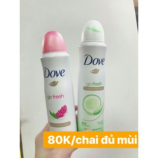 Xịt khử mùi Dove 150ml-Chính hãng