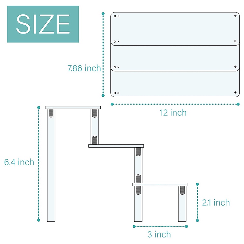 Giá Đỡ Trưng Bày Bánh Kem 3 Tầng Bằng Acrylic Trong Suốt Dùng Trang Trí Và Lưu T