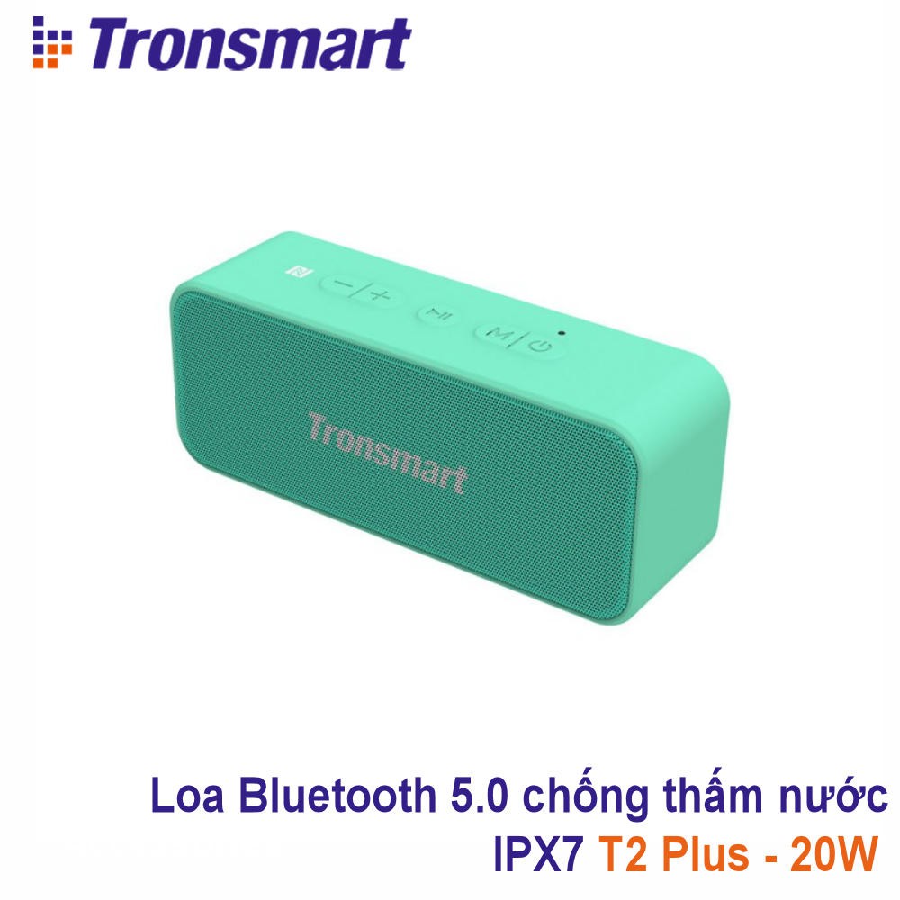 Loa Bluetooth 5.0 ngoài trời chống thấm nước IPX7 20W chơi nhạc tối đa 24 giờ Tronsmart Element T2 Plus