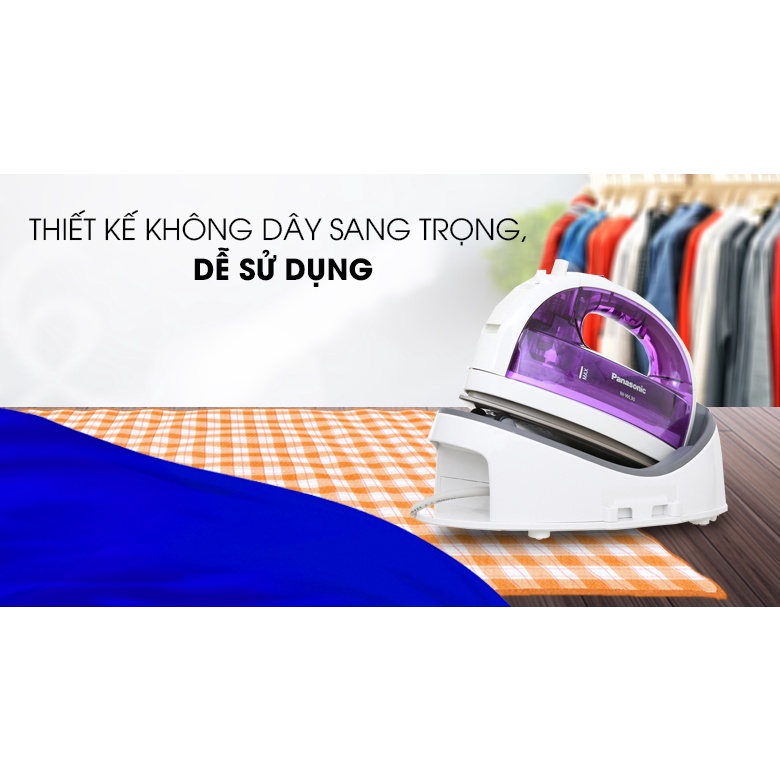 NI-WL30VRA - Bàn Ủi Hơi Nước Không Dây Panasonic NI-WL30VRA