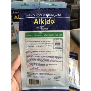 Miếng dán hạ sốt AiKiDO hộp 6 miếng