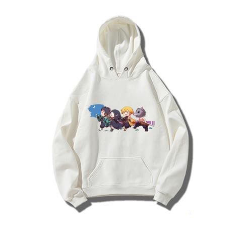 Áo hoodie tay dài in họa tiết hoạt hình Demon Slayer | BigBuy360 - bigbuy360.vn