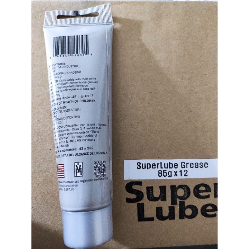 Mỡ bôi trơn tổng hợp   Super Lube 21030 85g