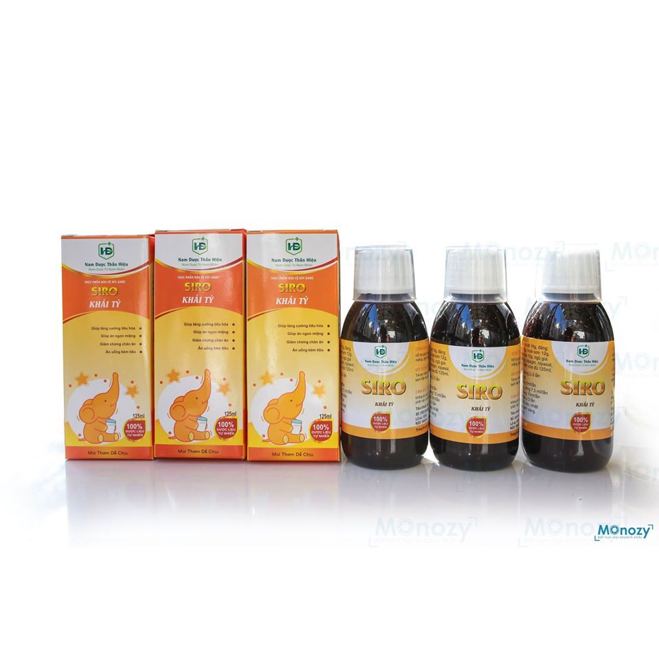 Siro Khải Tỳ - Tăng Đề Kháng Nam Dược Hạnh Đặng dạng lỏng chai Siro 125ml