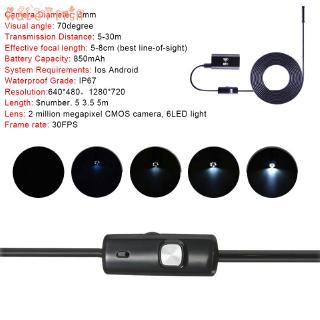 Camera Nội Soi 5m Wifi 720p 200w Chống Nước Cho Camera Android Iphone Ios