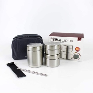 Bộ Hộp Cơm giữ nhiệt Inox 304 Lock&Lock 1150ml LHC8016