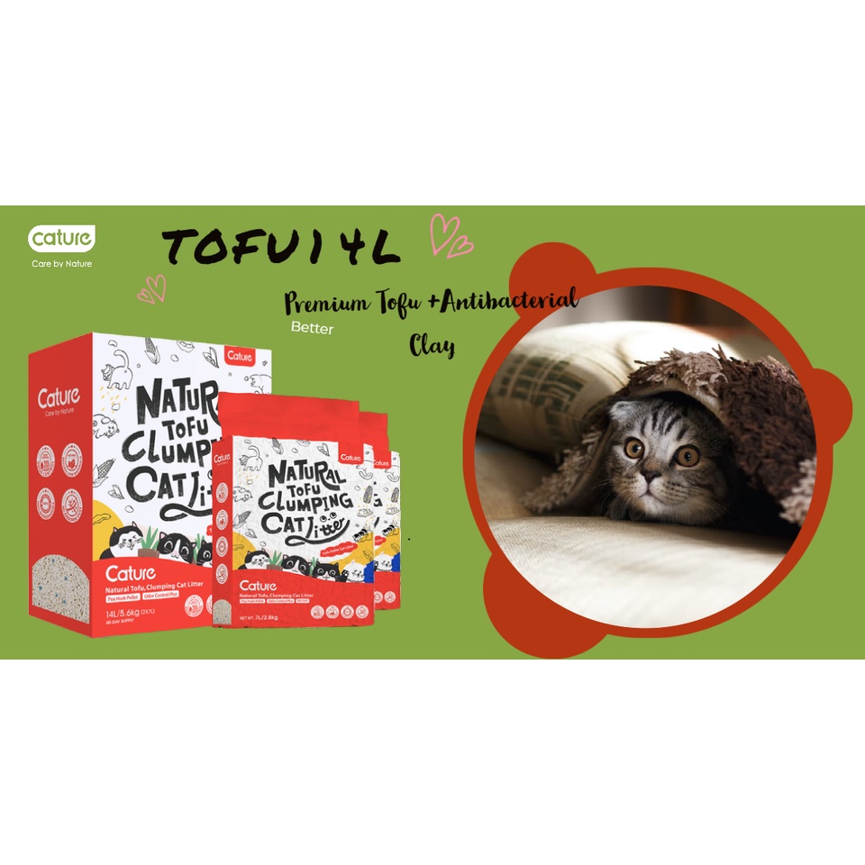 [Mã PET50 giảm 10% - tối đa 50K đơn 250K] 𝗨𝗿𝗯𝗮𝗻_𝗧𝗼𝗳𝘂 𝗖𝗮𝘁𝘂𝗿𝗲_Cát đậu nành TOFU CATURE vệ sinh cho mèo