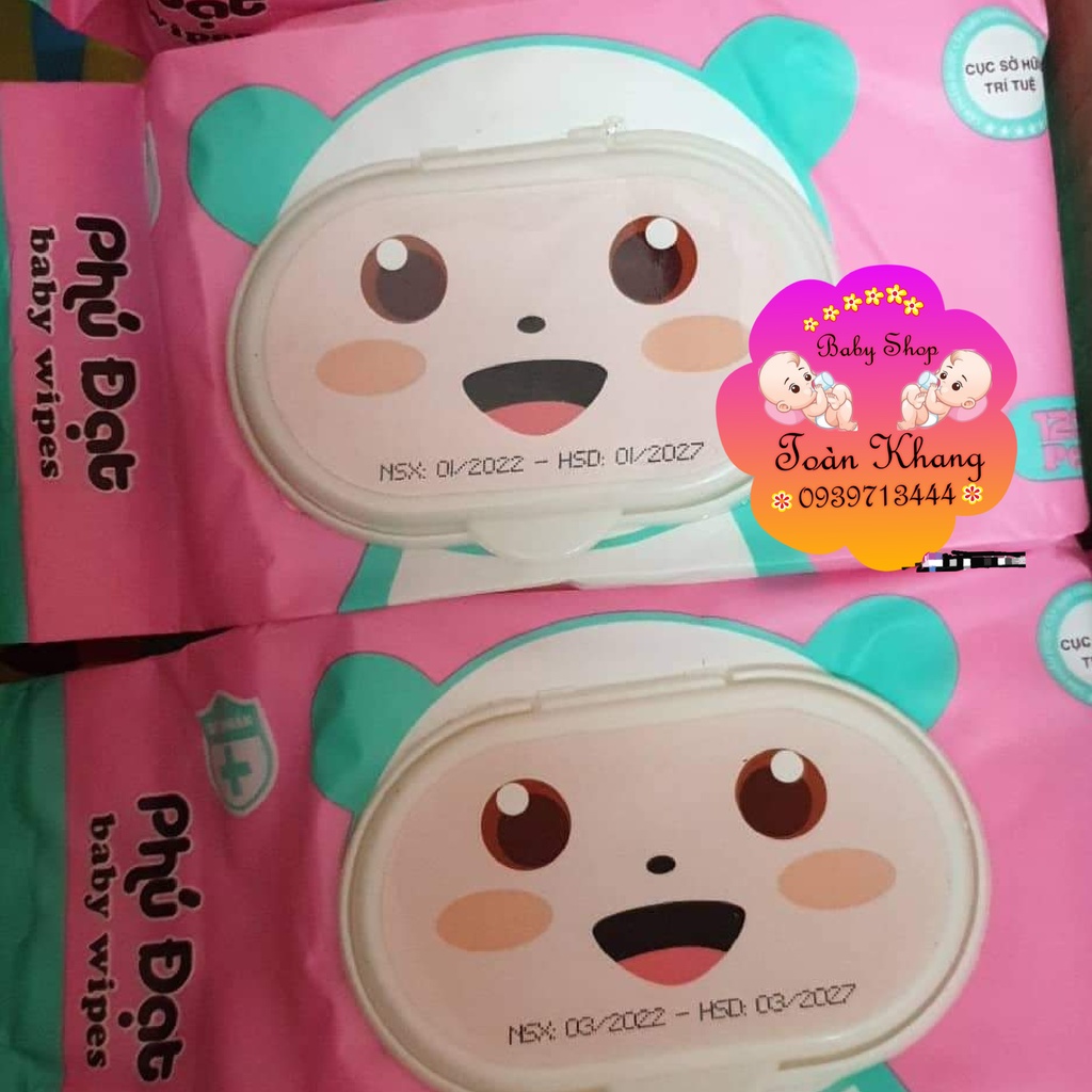 💥KHĂN ƯỚT PHÚ ĐẠT 120 TỜ