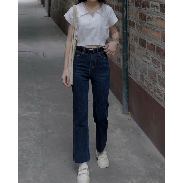 QUẦN BÒ SUÔNG XANH  TUA GẤU CẠP CAO