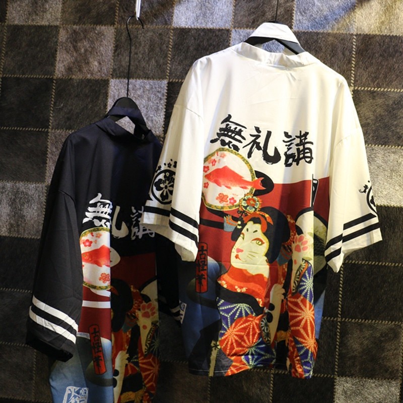 Áo Kimono/Yukata/Happi Nekomata | BigBuy360 - bigbuy360.vn