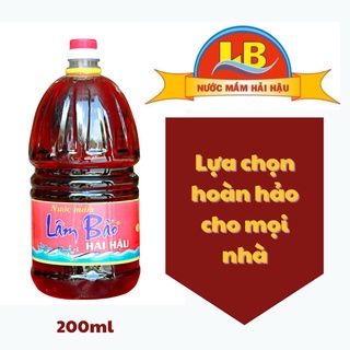 Nước mắm lâm bão 25 độ đạm chai 2l cốt cá