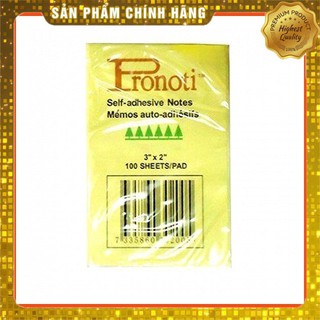 [Chính Hãng]-Giấy Note Ghi Nhớ Vàng 3X2 Pronoti-VPP Thanh Tú █▬█ █ ▀█▀