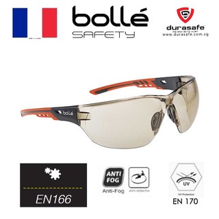 Kính BOLLE NESSPCSP NESS+ Sporty Safety CSP Lens chống đọng sương, chống trầy xước (thích hợp dùng cả ngày) kèm hộp