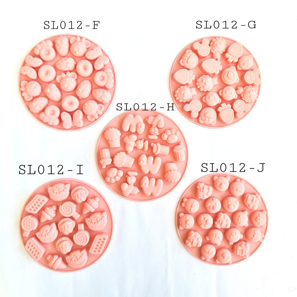 KHUÔN TRÒN SILICONE KẸO CHIP