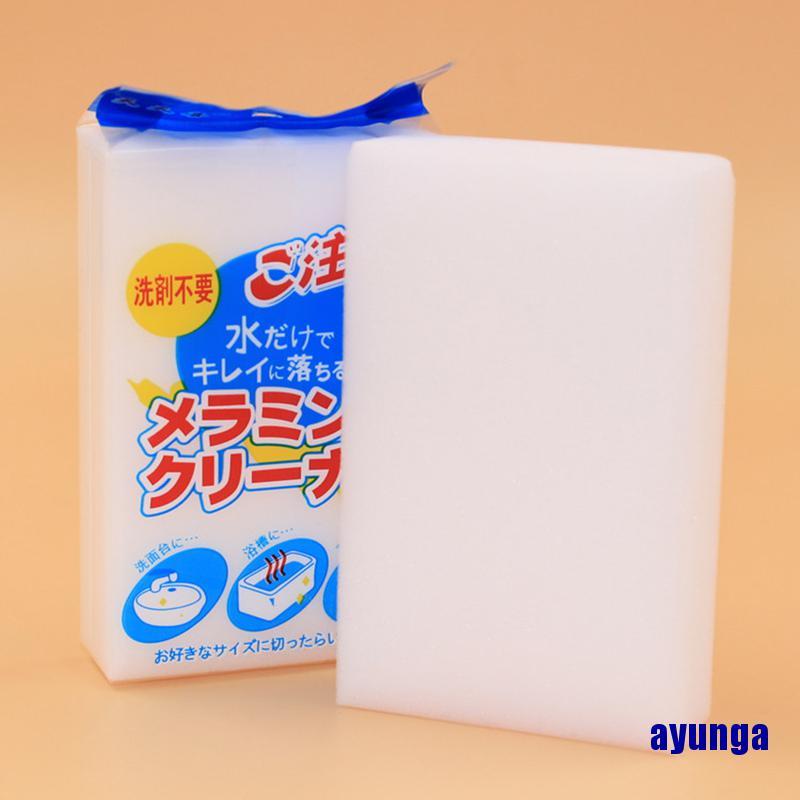 (ayunga) Melamine Foam MAGIC SPONGE Eraser Cleaning Block MultI Cleaner Easily Use 1PCS