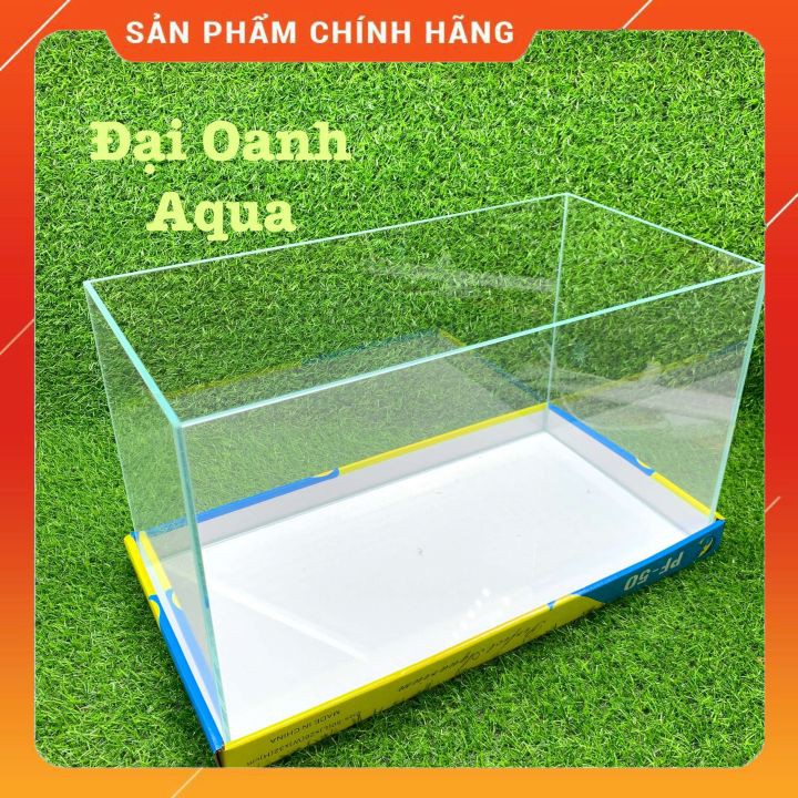 Bộ Bể Cá 50cm Kính Siêu Trong 5 Mặt, Dài 50cm Rộng 26cm Cao 30cm - Bể Cá Cảnh Mini