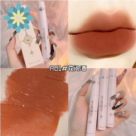 [Hàng mới về] Son Môi Dạng Lỏng Lâu Trôi Chống Thấm Nước Màu Sắc Tự Nhiên