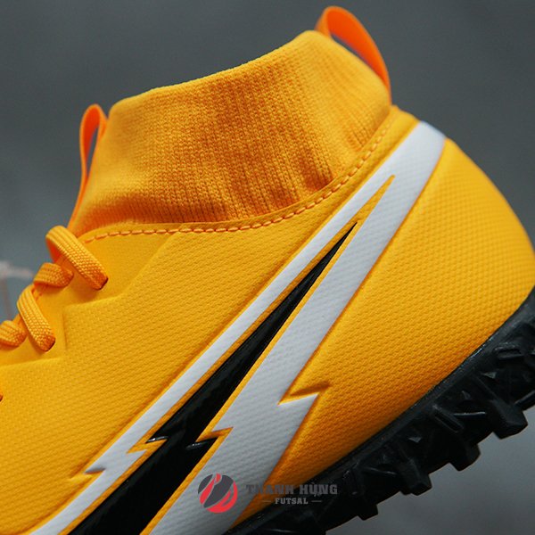 GIÀY ĐÁ BÓNG CHÍNH HÃNG NIKE JR. MERCURIAL SUPERFLY 7 ACADEMY TF - AT8143-801 - VÀNG/ĐEN