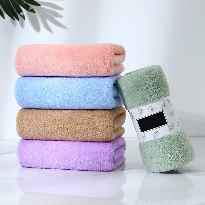 Khăn rửa mặt Hàn Quốc lông cừu mềm mại thấm hút tốt 50x35cm siêu đẹp