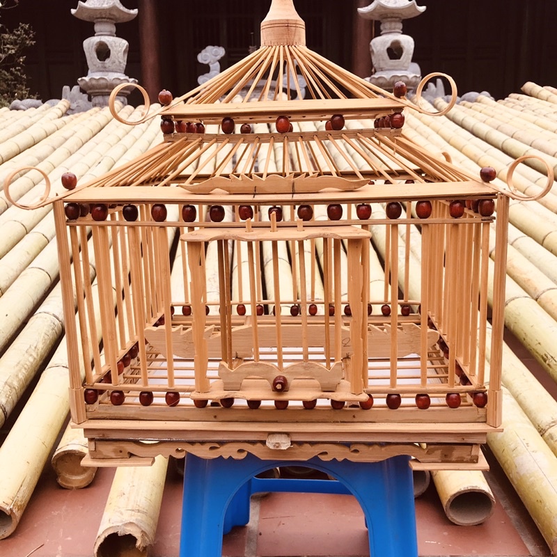 lồng gáy mái đình. lồng cu gáy hàng đẹp rộng dãi thoả mái cho chim