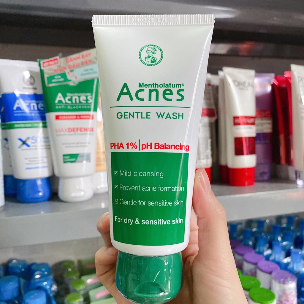 [HOT MỚI] Bộ Sản Phẩm Acnes Ngừa Mụn, Dịu Da Phù Hợp Cho Da Khô Và Nhạy Cảm (100g)