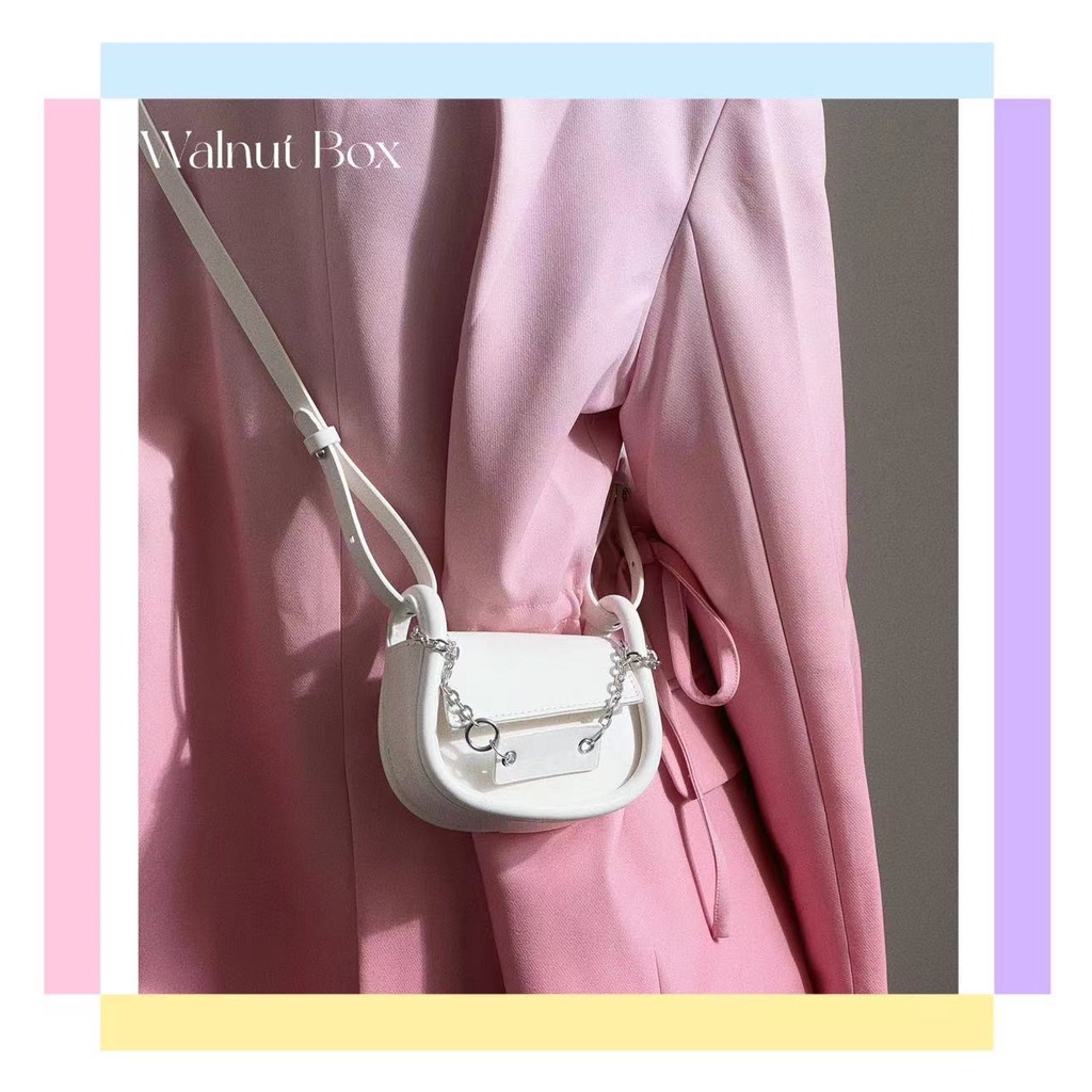 Uustudio Túi Đeo Chéo Vai Hình Vuông mini Thiết Kế Ngọt Ngào Cao Cấp Cho Nữ