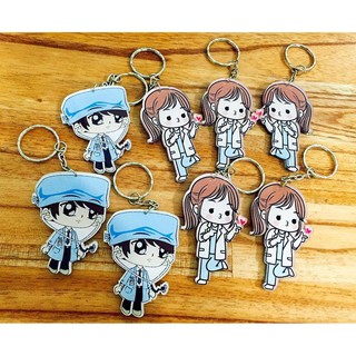 Móc khóa mica - Cắt hình chibi Y tá dễ thương