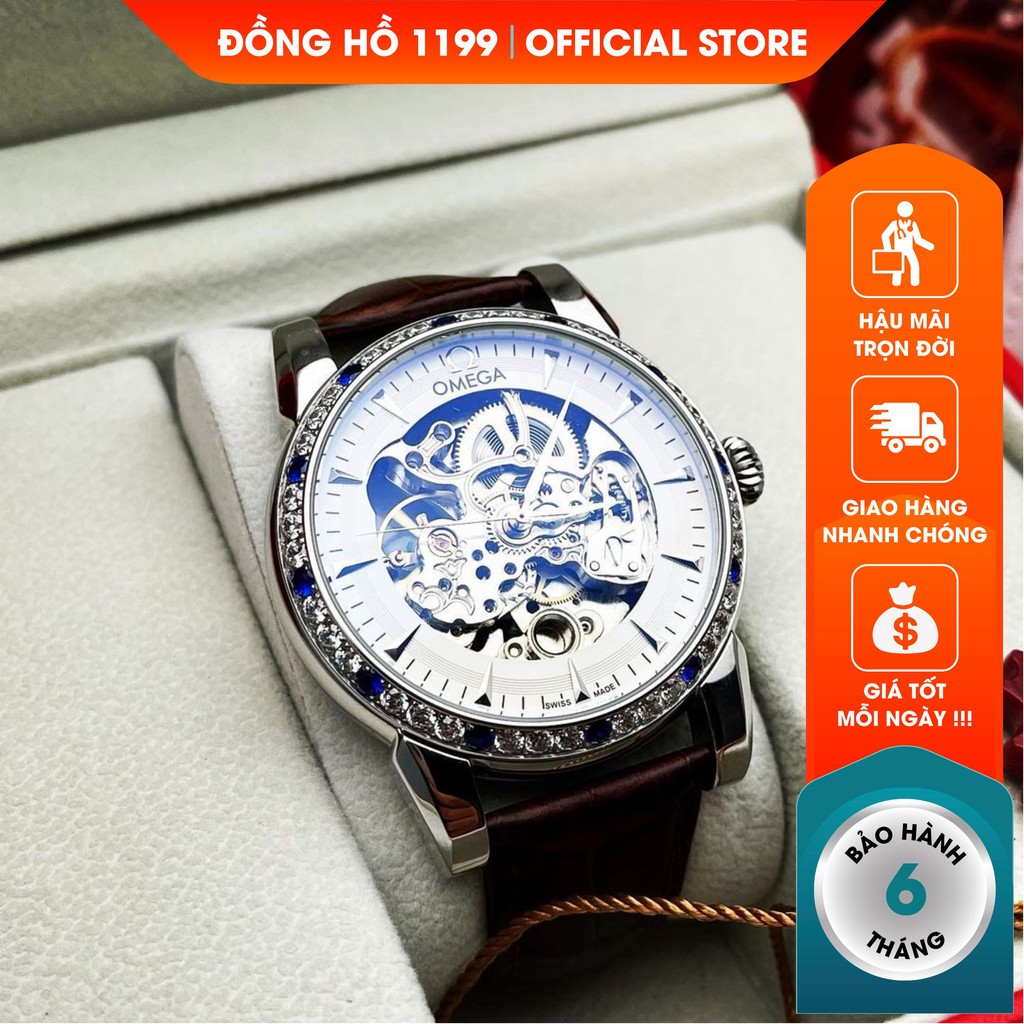 [QUÀ TẶNG] Đồng hồ cơ - Đồng Hồ Dây Da Nam Bling Sang Trọng Lịch Lãm Bản Cập Nhật Mới Nhất 43518.DS - 1199 Watches | BigBuy360 - bigbuy360.vn