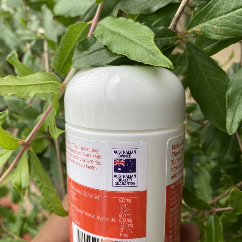 Viên uống Nature's Way Activated Curcumin Clinical Strength 30 viên bổ sung curcumin cải thiện tình trạng khớp