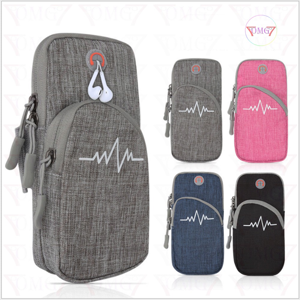 Đai đeo tay thể thao,túi đựng điện thoại đeo tay canvas chống thấm