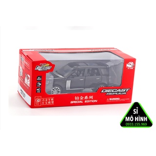 Mô hình xe SUV Range Rover mở hết cửa 1:32 Đen