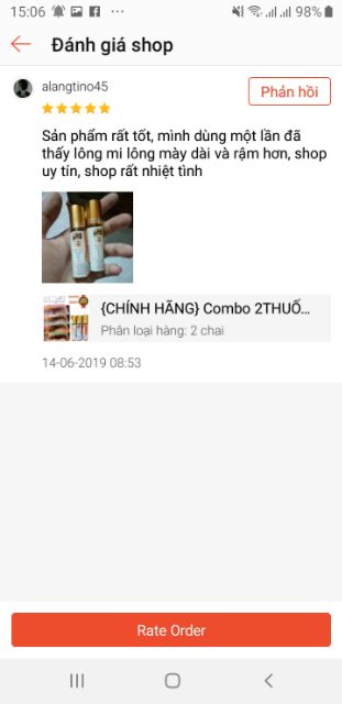 Serum dưỡng râu, lông mày Genive Thái Lan