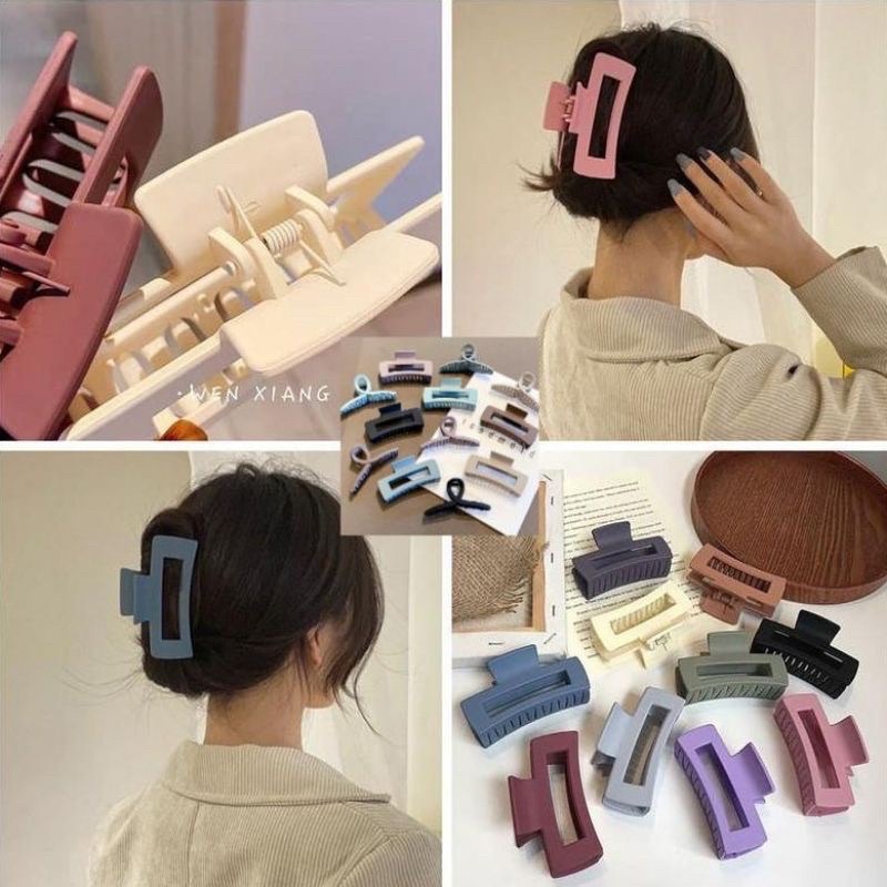 Kẹp tóc càng cua nhiều kiểu phong cách hàn quốc