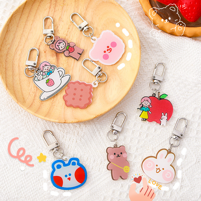 Móc khóa hình nhân vật hoạt hình xinh xắn