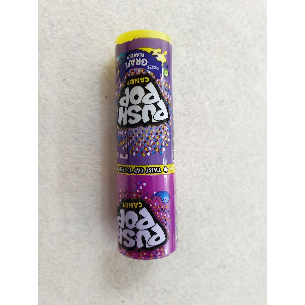 [Hot] Kẹo Son Push Pop Candy hương vị Mâm Xôi loại 15g ( Mẫu mới - Nội địa USA- Mỹ)