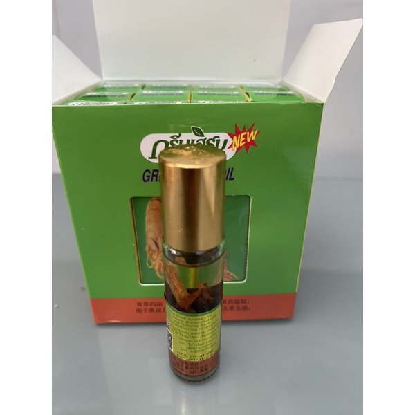 Dầu Thảo Dược Nhân Sâm Thái Lan Ginseng Green Herb Oil 8ml