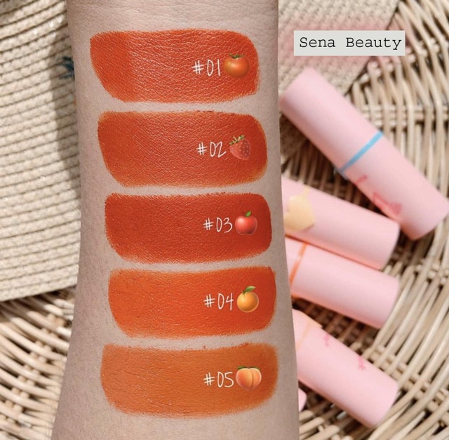 (SS5) Full Set 5 Cây Son Kiss Beauty Vỏ Hồng Unicorn Colors | BigBuy360 - bigbuy360.vn