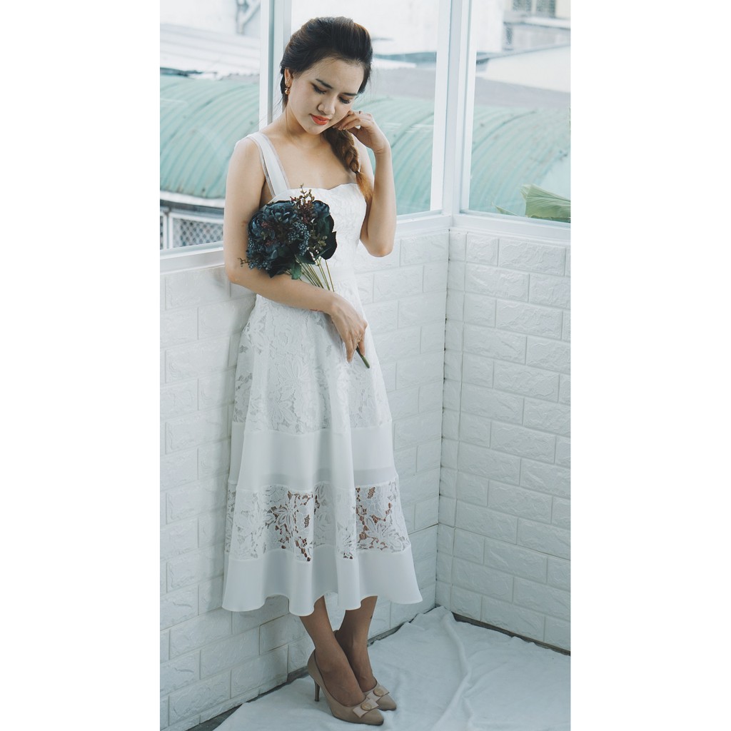 Đầm ren thiết kế - Đầm hai dây - Đầm maxi - Đầm đi tiệc - Đầm đi biển