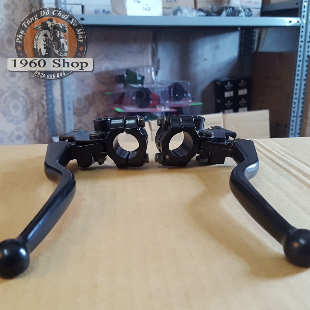 Tay phanh, tay thắng, tay côn xe máy chất liệu thép sơn tĩnh điện độ Cafe Racer Tracker CG125 SU GN125 CD 67 WIN