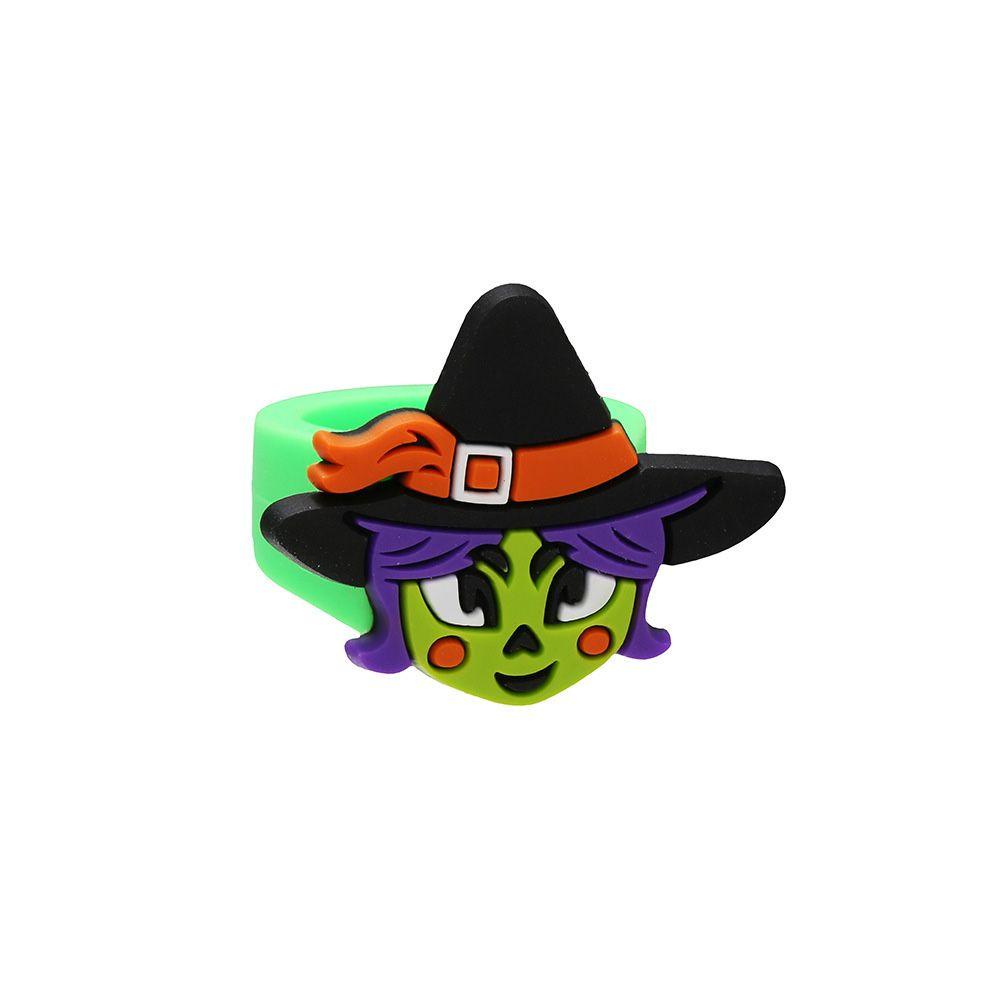 Vòng Đeo Tay Silicone Hình Trái Bí Ngô Đầu Lâu Trang Trí Tiệc Halloween Cho Bé