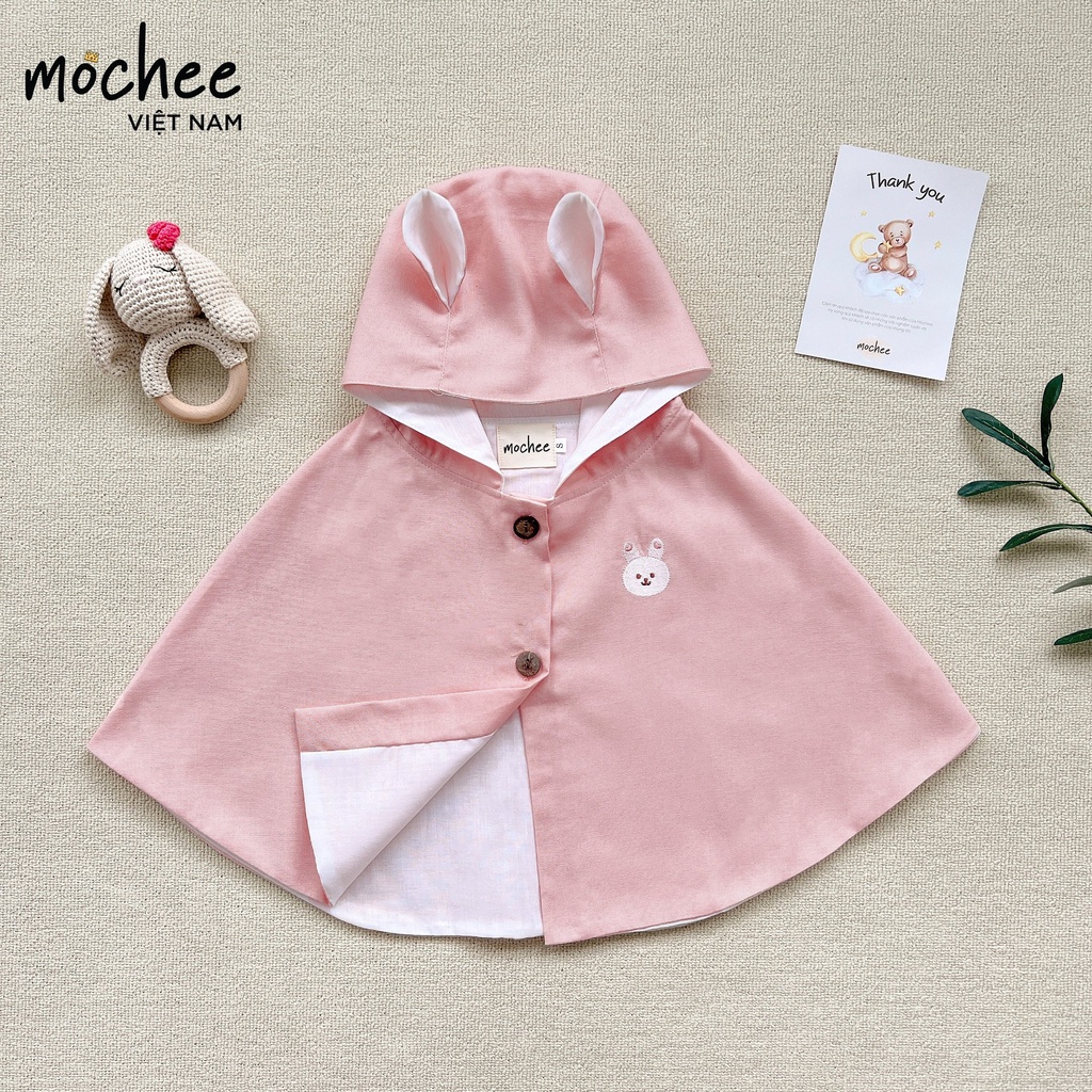 Áo choàng chống nắng cho bé Mochee, áo choàng poncho trẻ em co giãn 4 chiều - Monnie Kids
