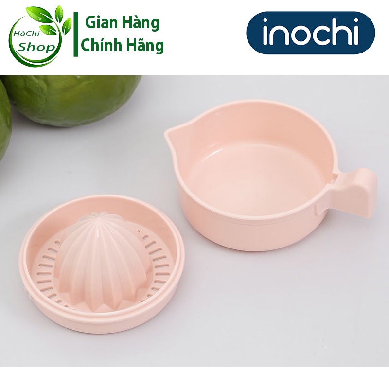 Bộ Vắt Cam - Chanh Bằng Tay Yoko Inochi Loại Nhỏ Có Lọc Bằng Nhựa PP Nguyên Sinh Kháng Khuẩn - Chính Hãng INOCHI