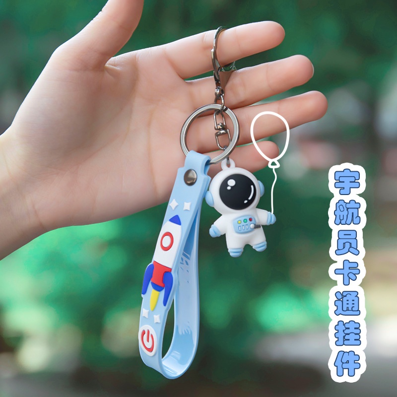 Móc Khóa Hình Phi Hành Gia Hoạt Hình Đáng Yêu