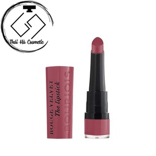 Son Bourjois Velvet 03 Màu Hồng Đậm Hyppink Chic