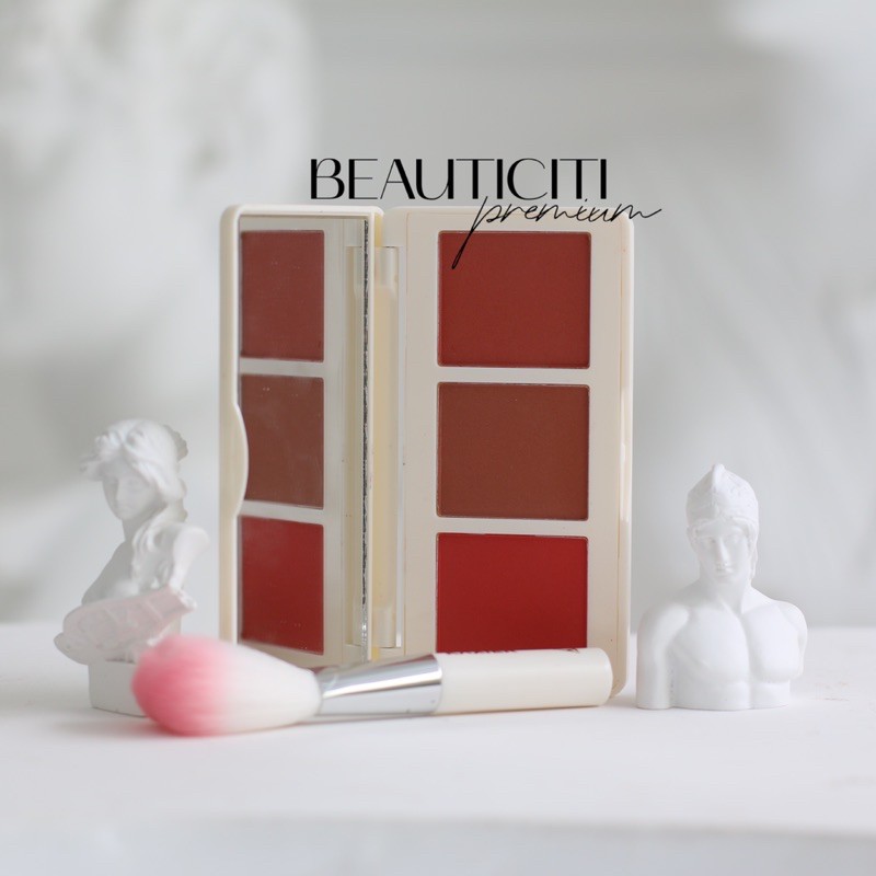 BẢNG PHẤN MÁ HỒNG 3 Ô KAXIER SIÊU XINH ( KÈM CỌ ) | BigBuy360 - bigbuy360.vn