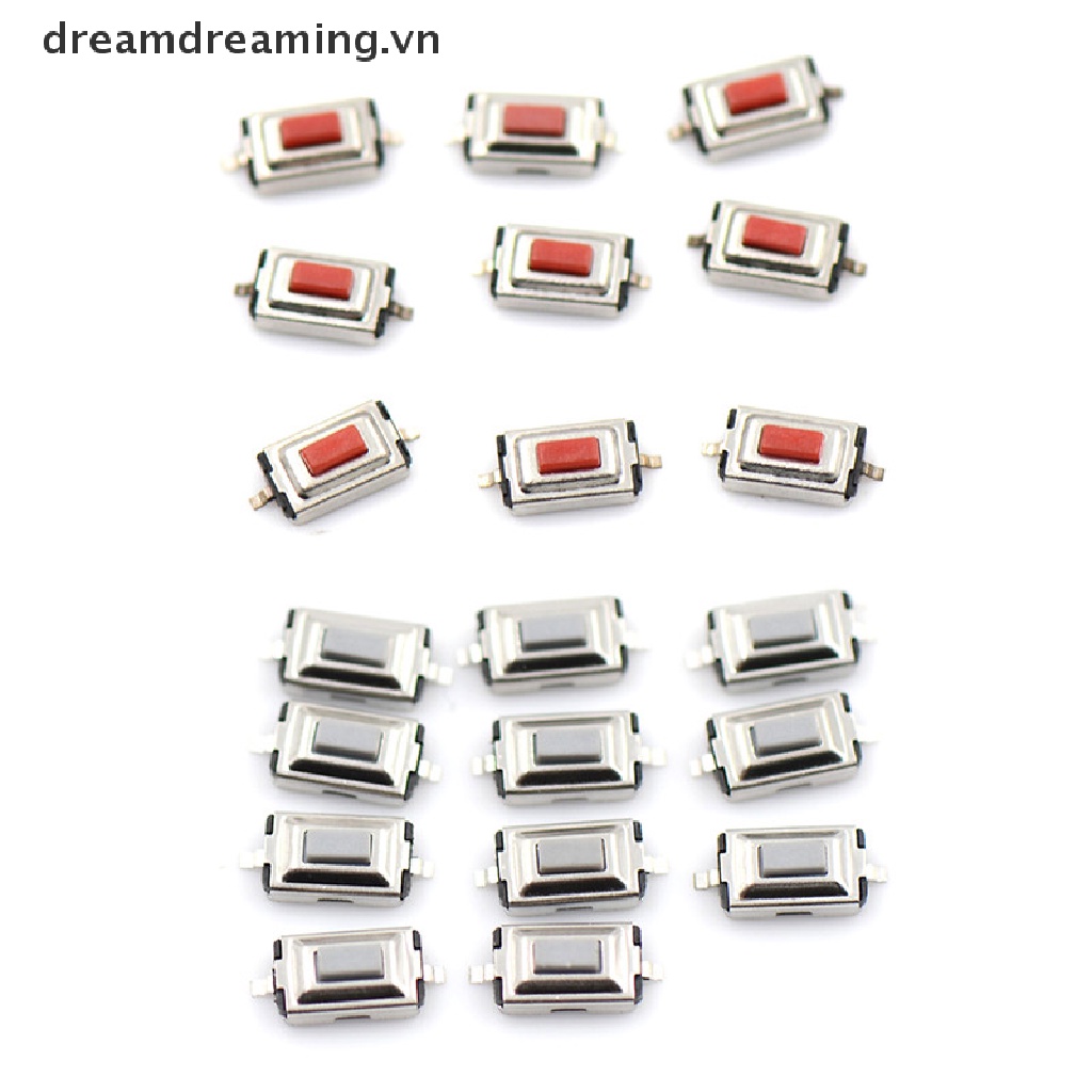 Bộ 20 Cái Bấm 2-Pin 3X6X2.5Mm