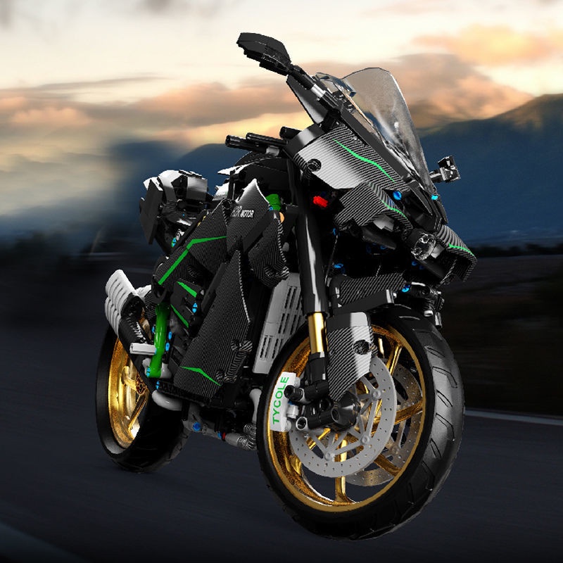 Đồ chơi Lắp ráp MÔ HÌNH Technic T4019 XE MOTO kawasaki ninja H2R MẪU MỚI