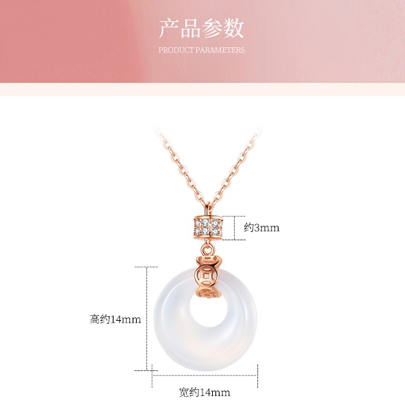 Vòng cổ mạ bạc 925 với mặt ngọc lục bảo nhân tạo